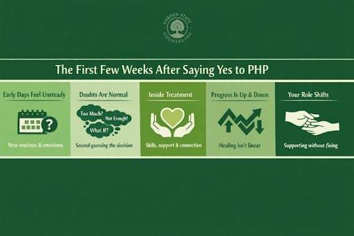 the first few weeks after saying yes to php